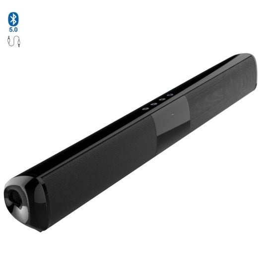 Barra de sonido Dam Electronics T90 Bluetooth 5.0 10W RCA Auxiliar Micro SD Radio FM 1800mAh