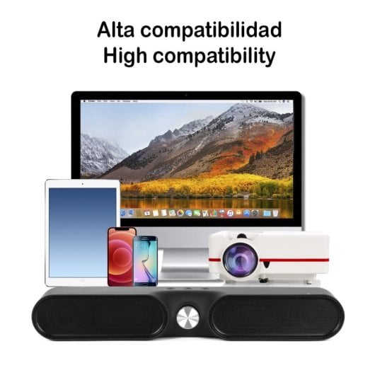 Dam Electronics YSW05/GS-B15 Soundbar Bluetooth 5.0 10W Batteria integrata USB/Micro SD