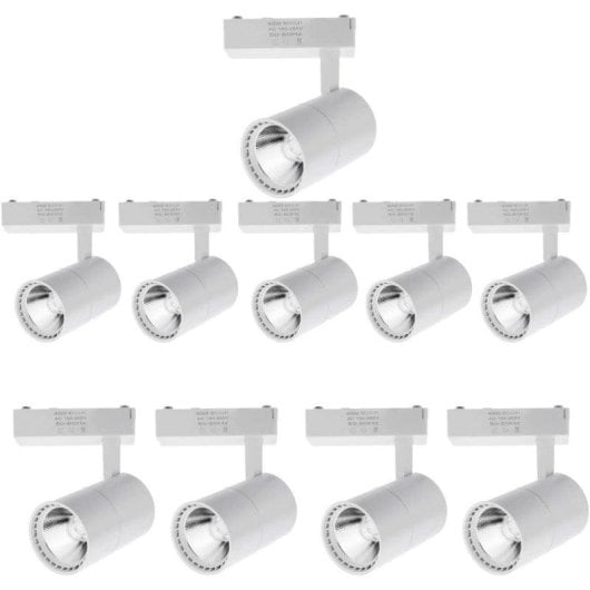 Faretto Binario JANDEI LED COB 40W 2700lm 6000K 45° Cilindrico