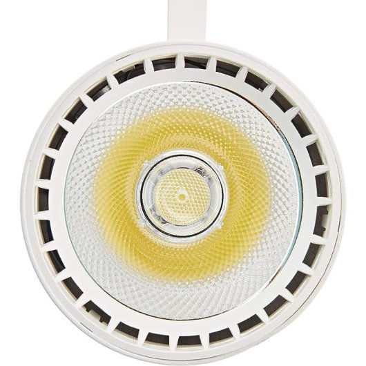 Foco de Carril JANDEI LED COB 40W 2700 lúmenes 6000K Ángulo 45º Cilíndrico