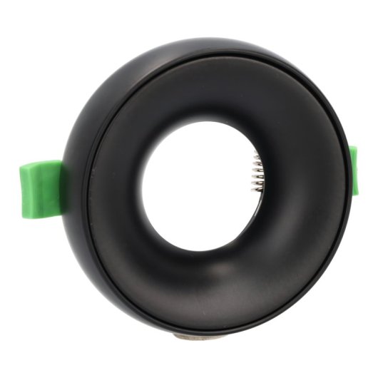 Aro Downlight JANDEI Negro Aluminio Fijo Empotrable Compatible GU10/MR16 Ø98mm