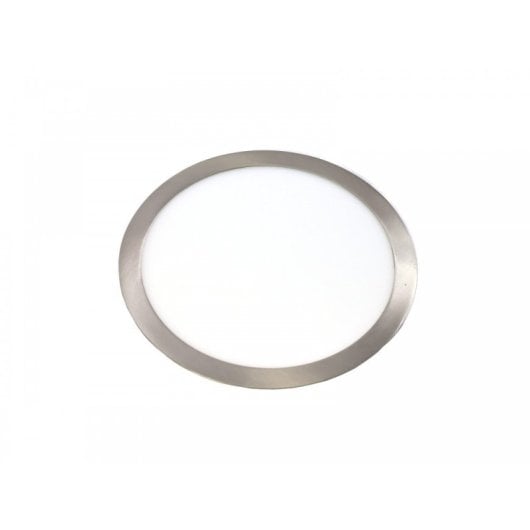 Downlight LED JANDEI Extraplano Redondo 24W 2000Lm 4200K Marco Acero Hueco 275mm