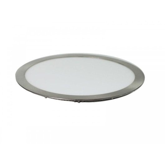 Downlight LED JANDEI Extraplano Rotondo 24W 2000Lm 4200K Cornice Acciaio Ø275mm