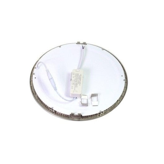 Downlight LED JANDEI Extraplano Rotondo 24W 2000Lm 4200K Cornice Acciaio Ø275mm