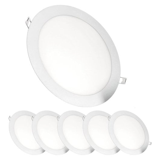 Downlight LED JANDEI JND-7802P02 18W 3000K 222mm Extraplano Aluminio IP20 CE ROHS