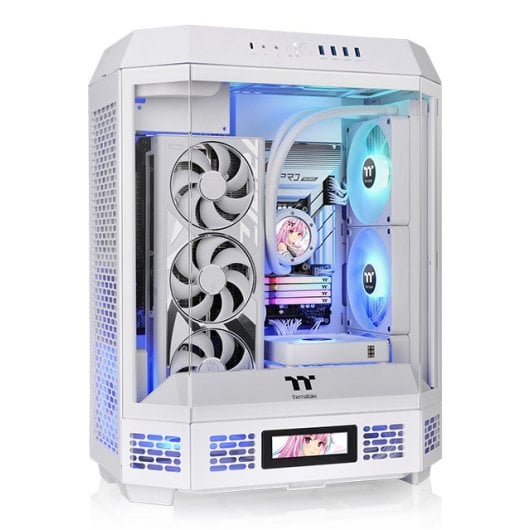 Torre Thermaltake CA-1Z1-00M6WN-00 Blanco SPCC ATX/mATX/Mini-ITX Vidrio templado Gaming