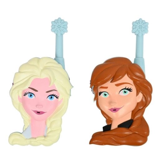 Disney Frozen Lexibook 500m Walkie-Talkie de 2 canais com design 3D e clipe de cinto para crianças