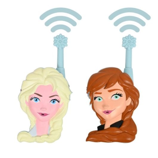 Disney Frozen Lexibook 500m Walkie-Talkie de 2 canais com design 3D e clipe de cinto para crianças