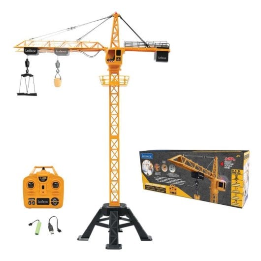 Grúa teledirigida Lexibook Altura 1,28m 2.4GHz 500g efectos sonoros y luminosos