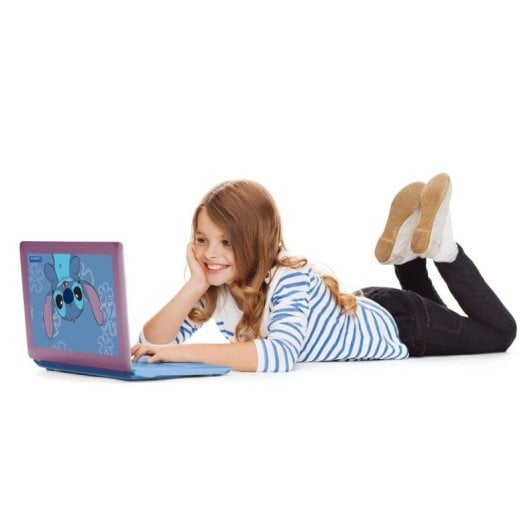 Computador educativo Disney Stitch Lexibook com 170 atividades bilingues e ecrã de 6,67″
