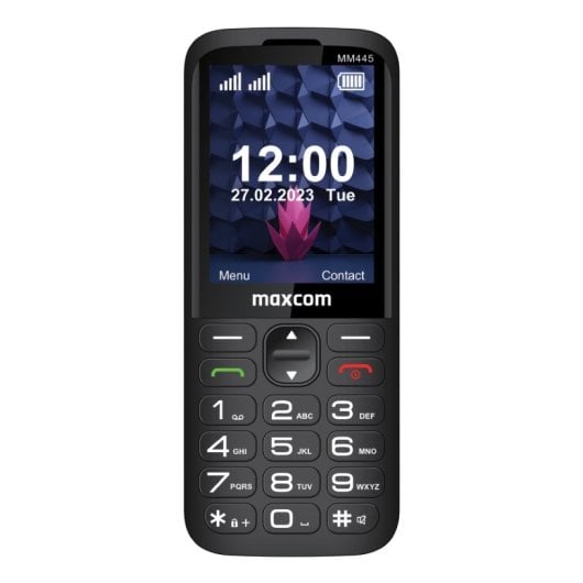MaxCom MM445 4G Dual-SIM 2,8″ 1700 mAh 0,3 MP Schwarzes Mobiltelefon