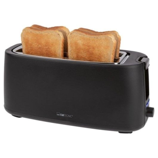 Tostador Clatronic TA 3802 4 ranuras 1400 W Negro