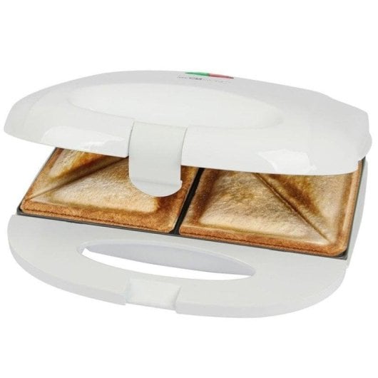 Sandwichière Clatronic ST 3813 Revêtement Antiadhésif 820W 4 Triangles Sécurité Pro