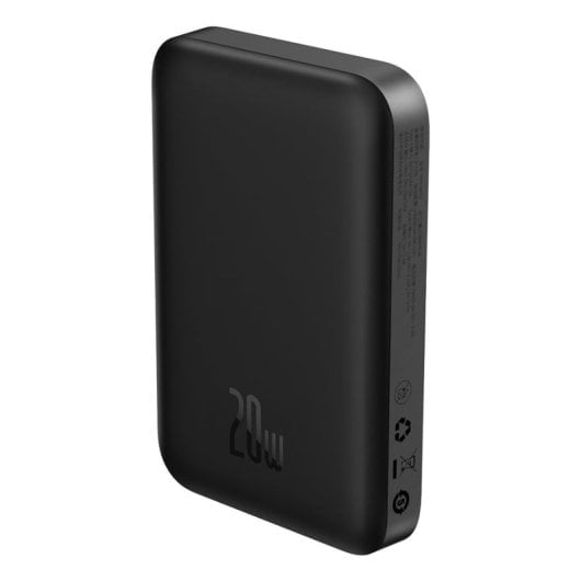 Banco de energía Baseus P10059001113-00 10000mAh Carga inalámbrica 20W Negro