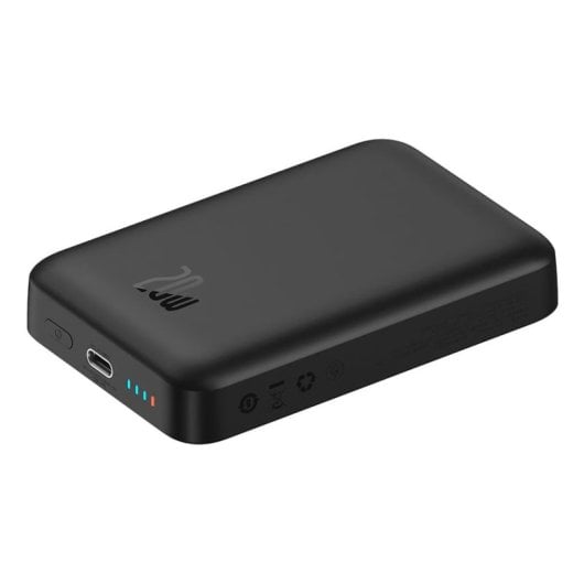 Banco de energía Baseus P10059001113-00 10000mAh Carga inalámbrica 20W Negro