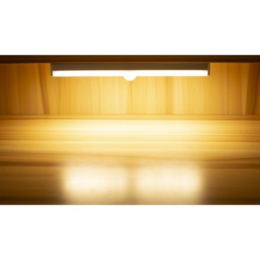 Luz para Armario JANDEI 30cm LED Sensor Movimiento USB 3000K Blanco Cálido Brillo Ajustable