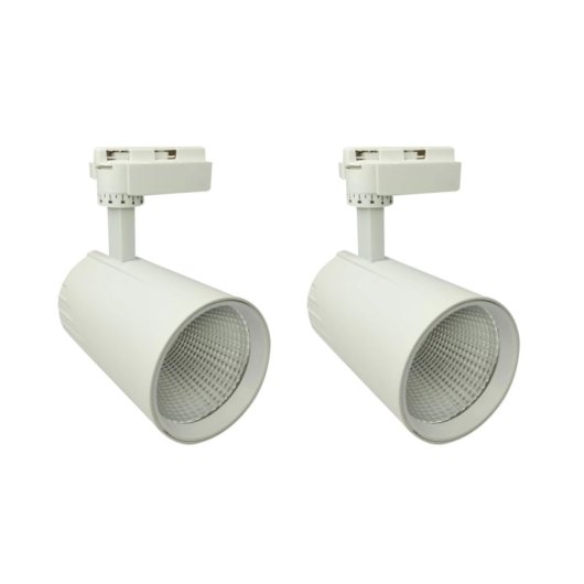 Foco LED JANDEI COB 30W blanco montaje carril monofásico 220V