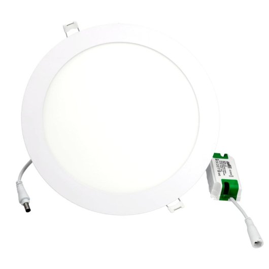 Downlight LED Superficie JANDEI 18W 4200K 1440lm 120º IP20 Blanco Redondo Aluminio