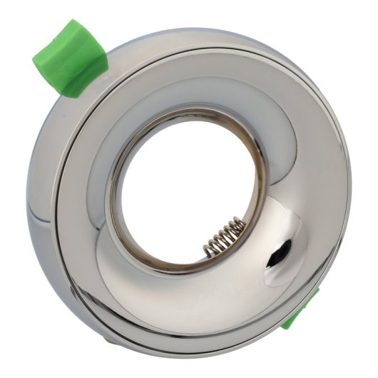 Aro empotrable JANDEI aluminio cromado 98mm altura 25mm compatible GU10 MR16 fijo