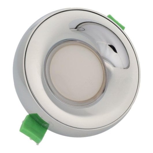 Aro embutido JANDEI alumínio cromado 98mm altura 25mm GU10 MR16 fixo