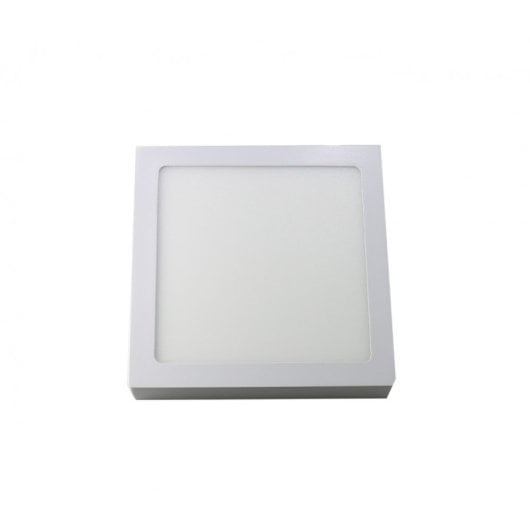 Placa cuadrada LED JANDEI 22,5cm Difusor aluminio 120º Superficie Bajo Consumo