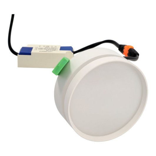 Downlight LED JANDEI 12W OSRAM 6000K 85mm Marco Blanco Empotrable Alta Eficiencia