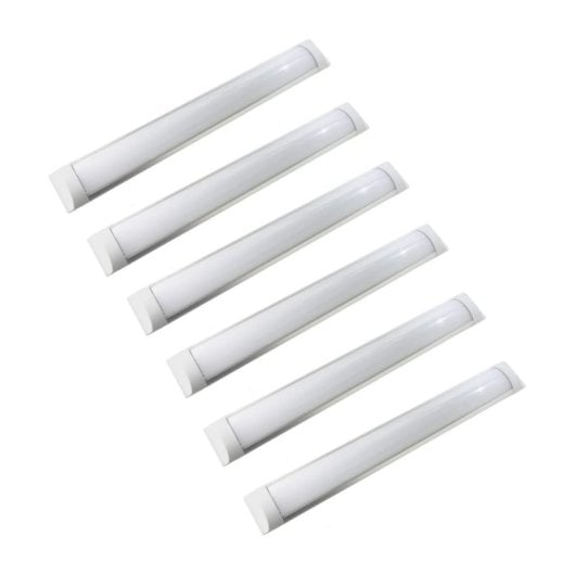 Difusor Slim JANDEI 1200mm 3000K Alumínio Policarbonato Branco Quente