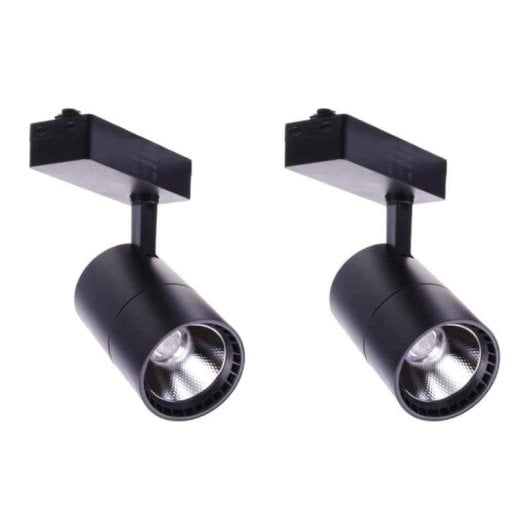 Faretto da binario JANDEI LED COB 40W 2700lm 45° 6000K Cilindrico 35000h