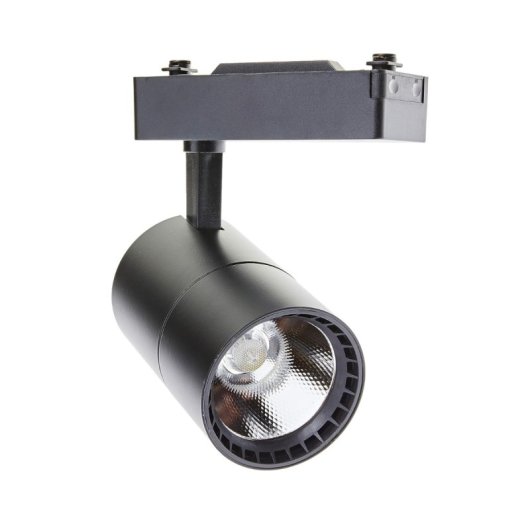 Foco de carril JANDEI LED COB 40W 2700lm 45º 6000K Cilíndrico Vida útil 35000h