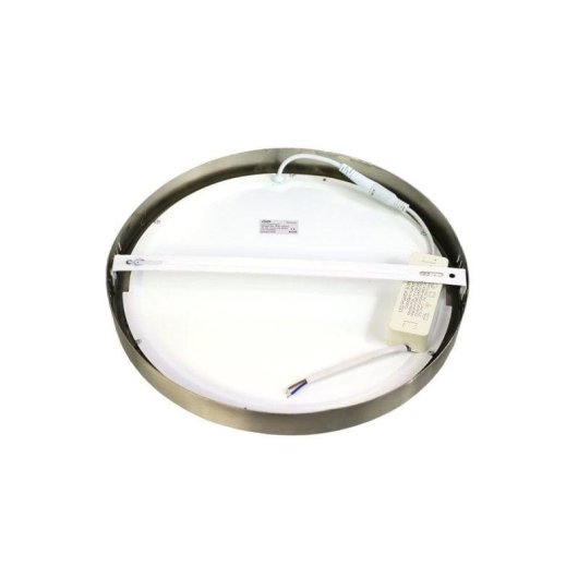 Placca LED rotonda JANDEI Ø300mm 6000K Acciaio Diffusore Alluminio Bianco Freddo