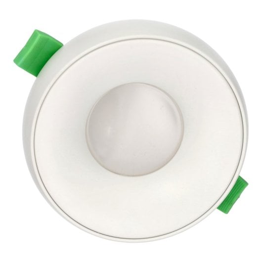 Aro empotrable JANDEI aluminio blanco 98mm fijo para GU10 y MR16