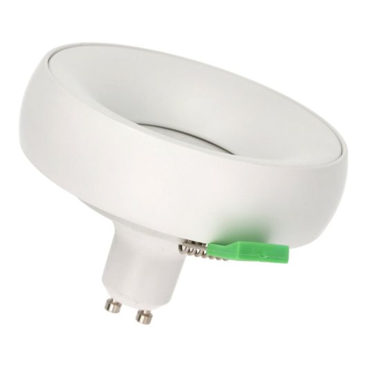Aro empotrable JANDEI aluminio blanco 98mm fijo para GU10 y MR16