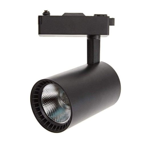 Faretto da binario JANDEI LED COB 30W 2200lm 6000K cilindrico 45°