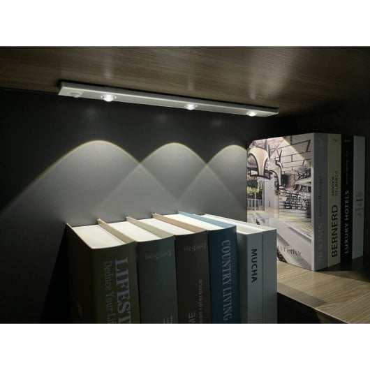 Luz Armario JANDEI 40cm Sensor Movimiento 3 Tonos Luz 1100mAh Imán USB Recargable