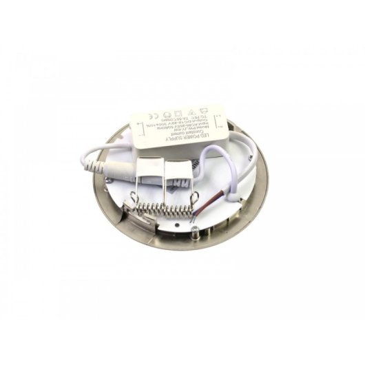 Downlight LED JANDEI Extraplano Redondo 6W 6000K 480lm Blanco Frío Aluminio 120º