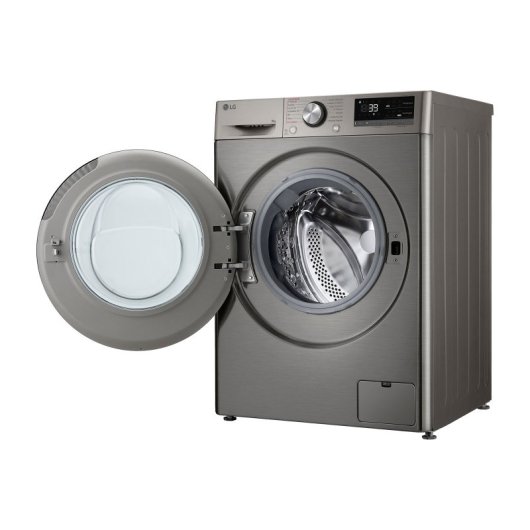 Lavadora LG F4WR709SGS 9kg Carga Frontal 1360rpm Clase A Plata Ultra Silenciosa