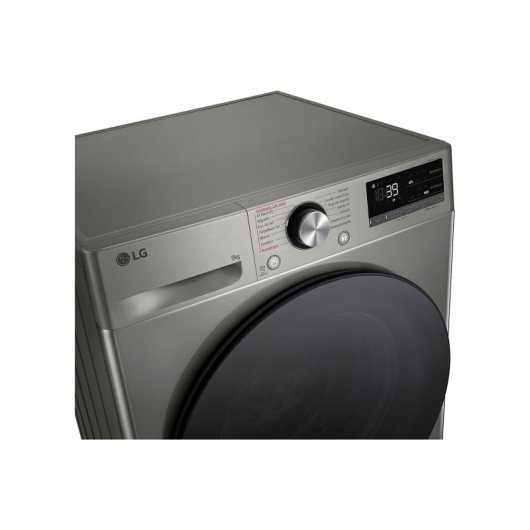 Lavadora LG F4WR709SGS 9kg Carga Frontal 1360rpm Clase A Plata Ultra Silenciosa