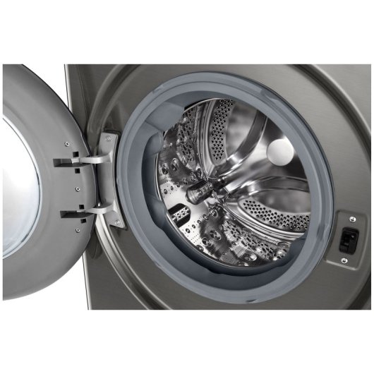 Lavadora LG F4WR709SGS 9kg Carga Frontal 1360rpm Clase A Plata Ultra Silenciosa