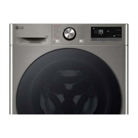 Lavadora LG F4WR709SGS 9kg Carga Frontal 1360rpm Clase A Plata Ultra Silenciosa