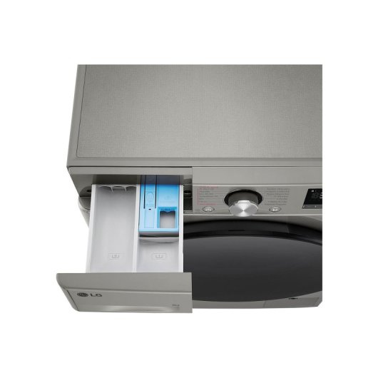 Lavadora LG F4WR709SGS 9kg Carga Frontal 1360rpm Clase A Plata Ultra Silenciosa