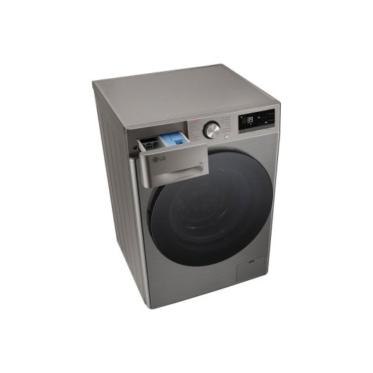Lavadora LG F4WR709SGS 9kg Carga Frontal 1360rpm Clase A Plata Ultra Silenciosa