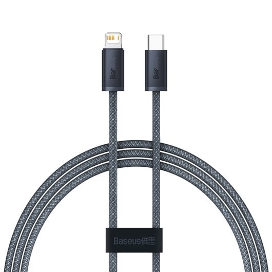 Baseus Dynamic Cable 1 m Lightning auf USB C Grau, Stecker-Stecker