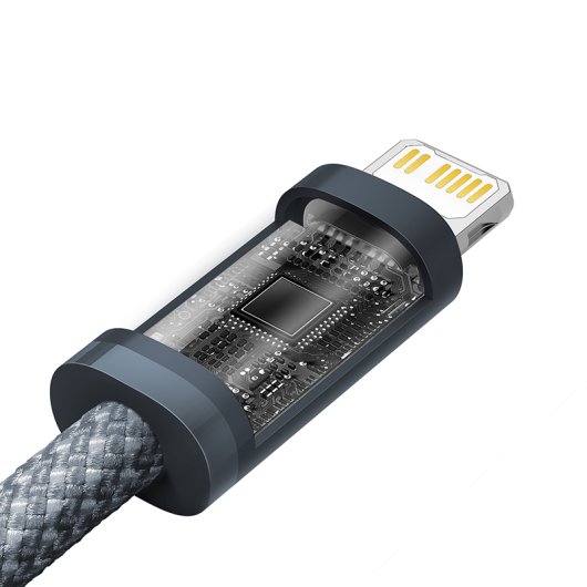 Baseus Dynamic Cable 1 m Lightning auf USB C Grau, Stecker-Stecker