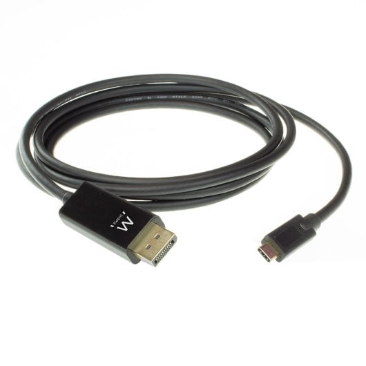 Ewent EW9826 Cabo USB-C para DisplayPort 2m Macho-Macho com Conexão Reta