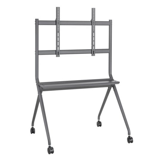 Suporte de TV Ewent EW1542 para TVs de 50″ a 86″ até 120 kg, altura ajustável, rodas 360°