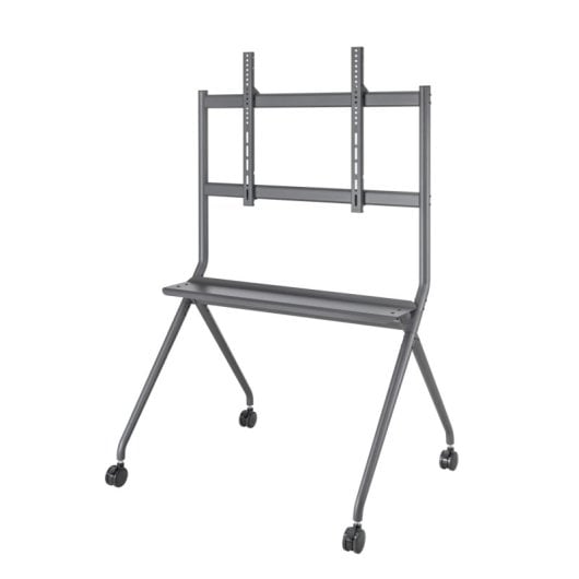 Suporte de TV Ewent EW1542 para TVs de 50″ a 86″ até 120 kg, altura ajustável, rodas 360°