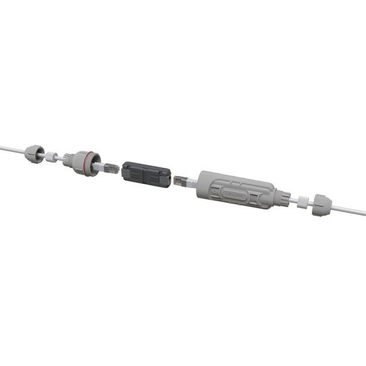 Boîtier étanche IP67 Mikrotik GPeR gris pour points d'accès WLAN (1 pièce)