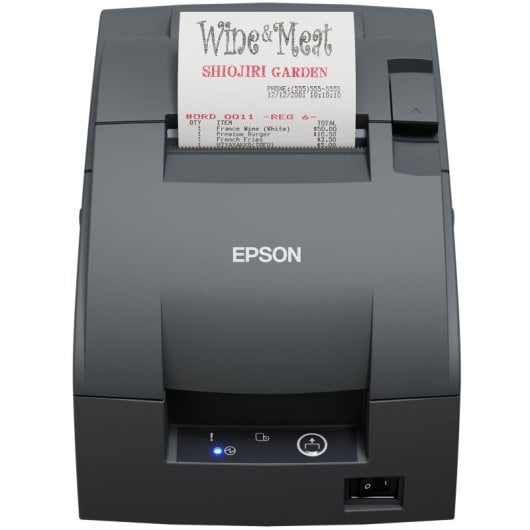 Impresora Matriz de Punto Alámbrica Epson TM-U220IIB RS-232 recibos 4,7lps 8,3cm gris