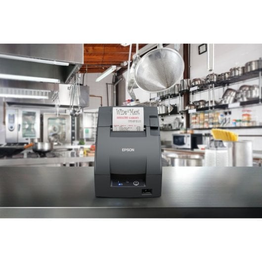 Impresora Matriz de Punto Alámbrica Epson TM-U220IIB RS-232 recibos 4,7lps 8,3cm gris