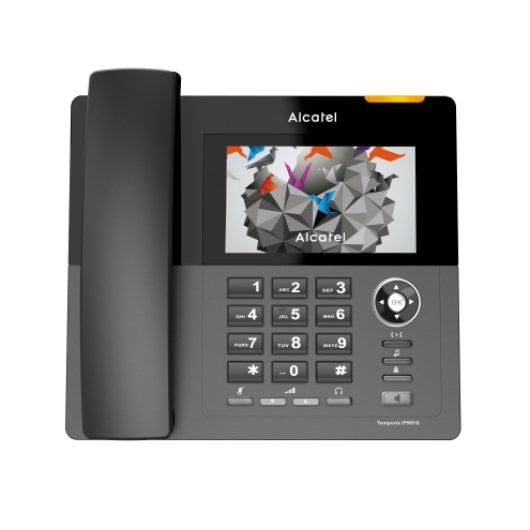 Téléphone IP Alcatel Temporis IP901G noir 5 pouces TFT Gigabit Ethernet MicroSD 1000 contacts
